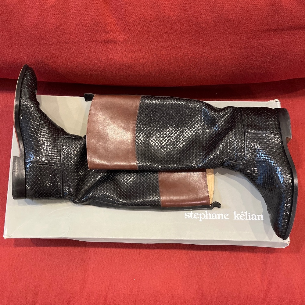 Stephane Kelian leather riding boots